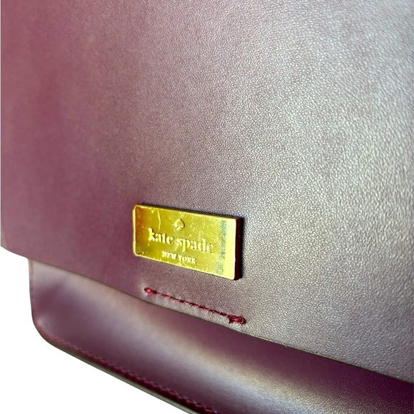 ‼️SOLD‼️Kate Spade Purple Leather Shoulder Bag - Picture 4 of 6